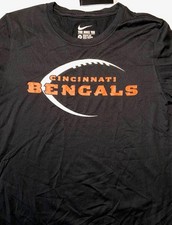 Cincinnati Bengals 2016 NFL "Football" Dri-Fit Youth NOS Black T-Shirt