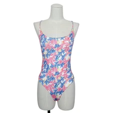 Ayra Swim Panama Strappy Cheeky Swimsuit Floral Sz Small