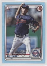 2020 Bowman Prospects Sky Blue 468/499 Chris Vallimont #BP-78 z6b