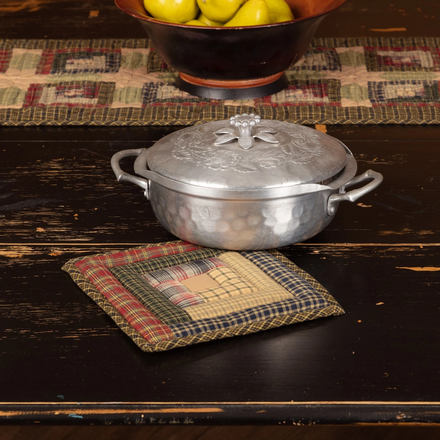 VHC Brands Tea Cabin Pot Holder - Thumbnail 3