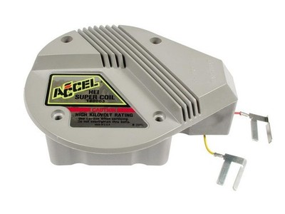 Accel ACCEL Ignition Coil - SuperCoil - HEI in-cap 1973-1991 - Red/Yellow primar