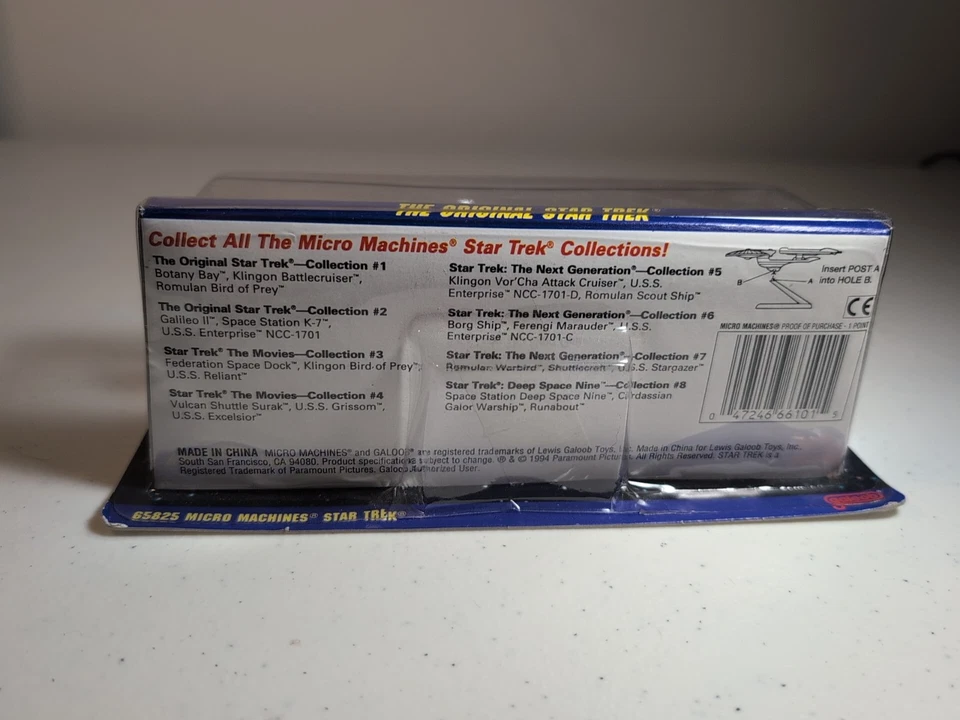ВИНТАЖНЫЕ МИКРОМАШИНЫ ОРИГИНАЛЬНЫЙ STAR TREKENTERPRISE GALILEO II K-7 НОВЫЙ - Изображение 3 из 3