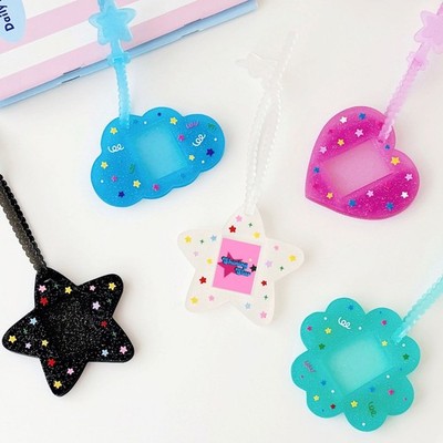 1pc Kpop Photocard ID Holder Jelly Mini PC Holder Aesthetic Colorful Y2K
