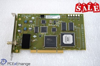 Siemens 10681713 K5006 D35 E1 1 Channel Coaxial PCI Board