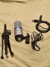 IK Multimedia iRig Mic Studio Silver - Portable Large-Diaphragm Digital Mic