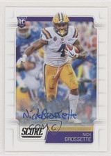 2019 Score Rookies Signatures Nick Brossette #419 Auto eq1