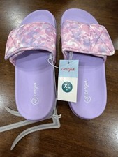 Kids' Kris Sport Slide Sandals - Cat  Jack Purple XL 6 Contoured Footbed