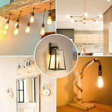 4-Pack Vintage 8W ST64 LED Edison Light Bulbs 100W Equivalent, 1400LM E26 Lig...
