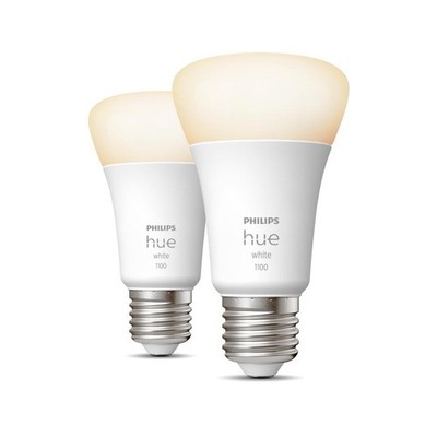 Philips Hue White E27 LED Lampe 9,5W 2er-Pack 1.100 lm dimmbar
