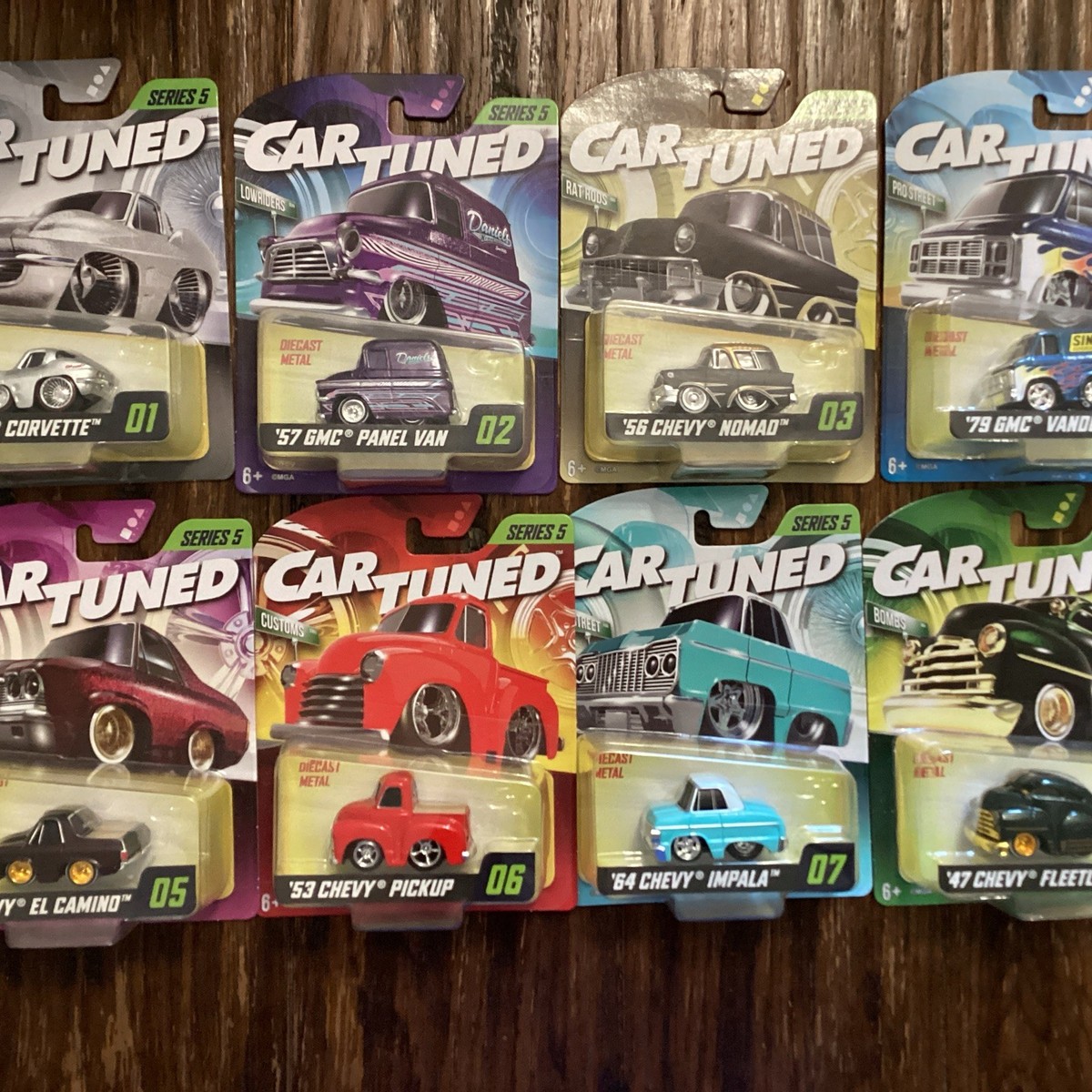 CAR TUNED Series 5 full set of 8 GM cars! Brand New Release 2025