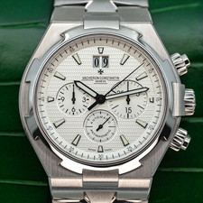 2011 Vacheron Constantin Overseas Chronograph 49150 Silver Dial on Bracelet B+P