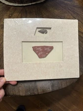 Signed Larry Beck Native American Petroglyph Wall Art Rock and Arrowhead-sealed 