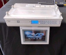 Trutech Space Saving Under Cabinet 7" LCD TV DVD Radio NO REMOTE Tested Works Gr