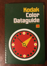Vintage 1975 Kodak Color Dataguide Darkroom Guide Filter Negative Print Complete