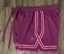 Women’s Nike Fly Dri-Fit Crossover Basketball Training Purple/Pink Shorts- 1X