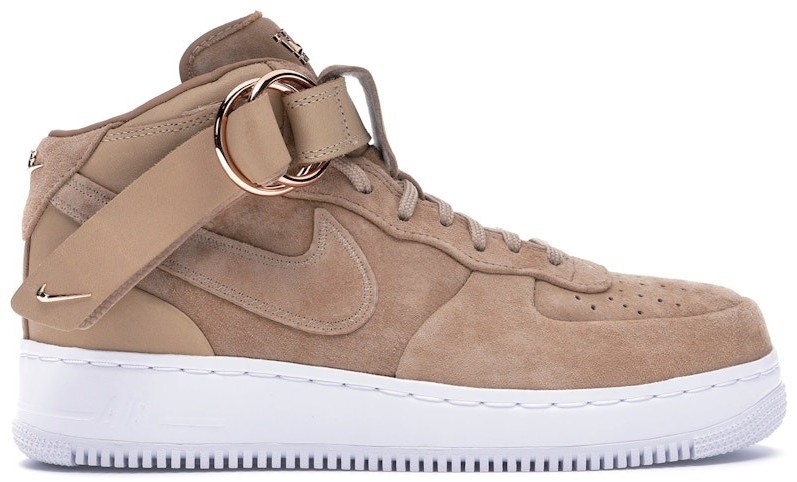 Size 9.5 - Victor Cruz x Nike Air Force 1 Mid Vachetta Tan  display picture 2