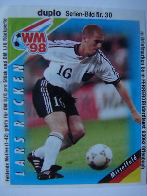 duplo Serien Bild Nr. 30 # WM 1998 Lars Ricken Deutschland