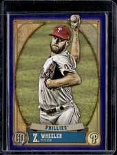 2021 Topps Gypsy Queen Indigo Parallel #136 Zack Wheeler 173/250 Phillies