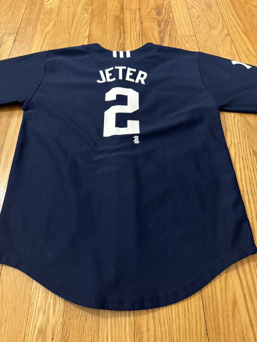 Derek Jeter #2 New York Yankees adidas MLB Baseball Jersey