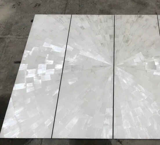 Selenite Stone Wall Panles / Selenite Wall Tiles / Selenite table Top/ Home Deco - Image 3 of 4