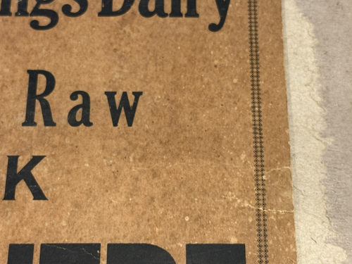 ANTIQUE WALNUT SPRINGS DAIRY GRADE A RAW MILK SOLD HERE SIGN MARSHFIELD MO. (10E - Picture 4 of 11