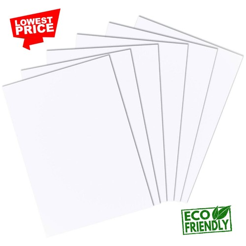A2 A3 A4 A5 White Card Stock Sheets Blanks Plain Smooth Gsm Paper Thin Cardboard - Picture 5 of 24