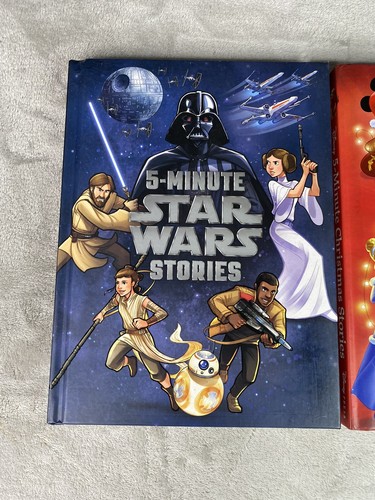 Disney: 5-Minute Christmas Stories & 5 Minute Star Wars Stories Lot of 2 Bundle - Picture 2 of 7
