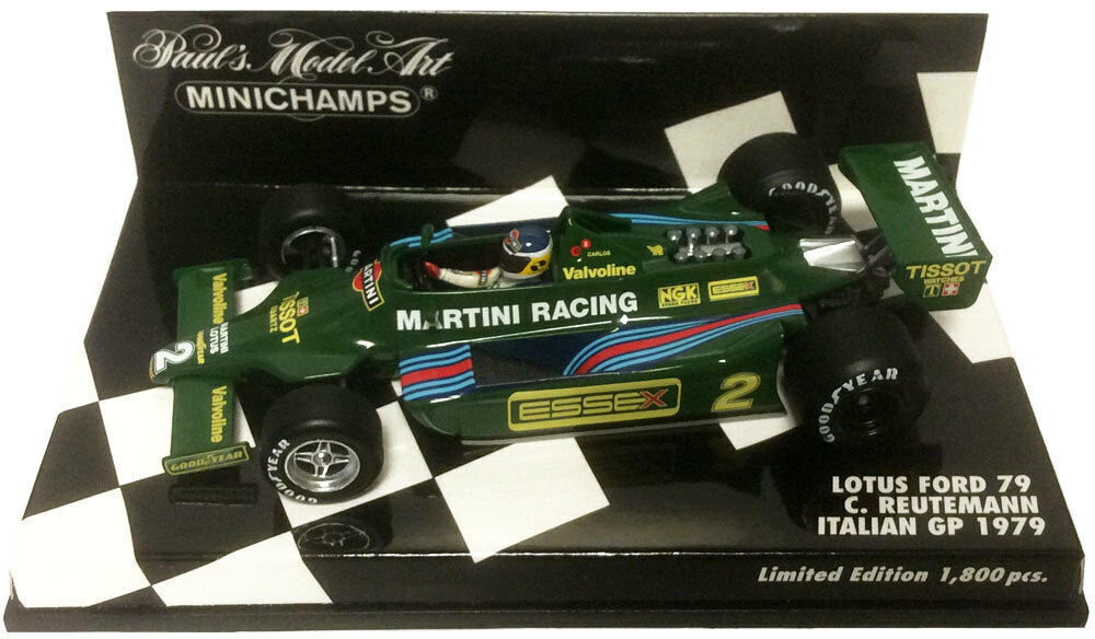 Minichamps 400790102 1/43 LOTUS F1 79 MARTINI #2 GP ITALY Minichamps 400790102 1/43 LOTUS F1 79 MARTINI #2 GP ITALY