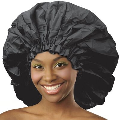 Super Jumbo Shower Cap Waterproof for Roller Sets, Afros, Twist, Silk Wraps