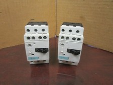 LOT OF 2 SIEMENS MANUAL STARTER 3RV1011-1CA10 1,8-2,5A AMP 3RV10111CA10 