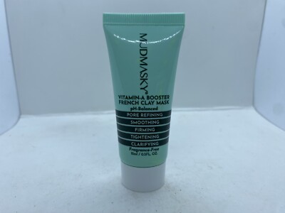 MUDMASKY Vitamin-A Booster French Clay Mask   0.5 Fl Oz