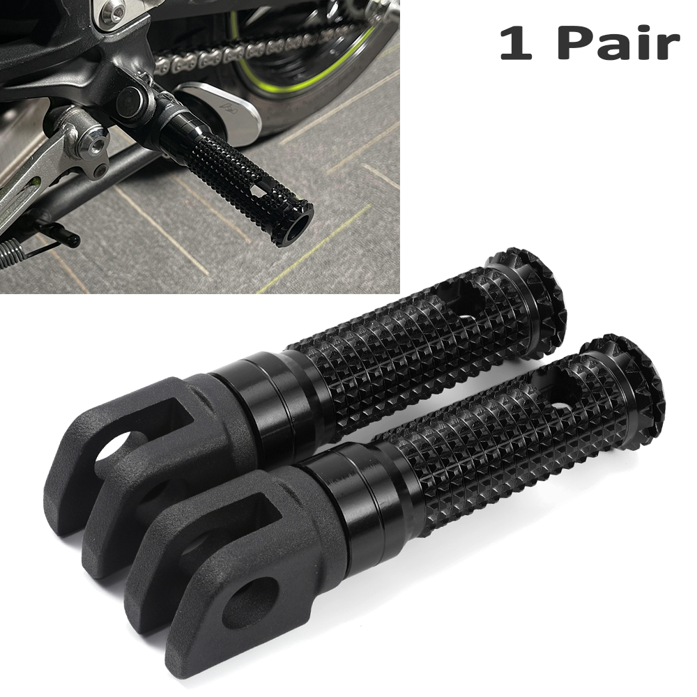 Front Footrest Footpeg Adapter Pedal For KAWASAKI Z125 Pro Z300