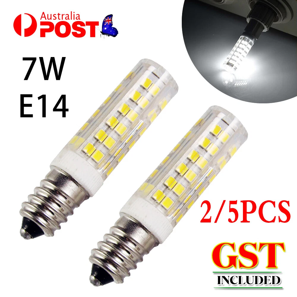 2 5x Salt Lamp replacement LED Light Bulbs 7W For Selenite Salt