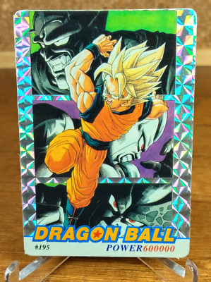 DRAGON BALL Z HOLOGRAPHIC CARD #195 - PERU, YEAR 1994 - 1995 | eBay