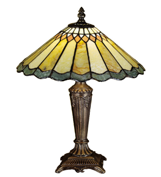 Meyda Tiffany 27569 Stained Glass / Tiffany Accent Table Lamp - Tiffany Glass