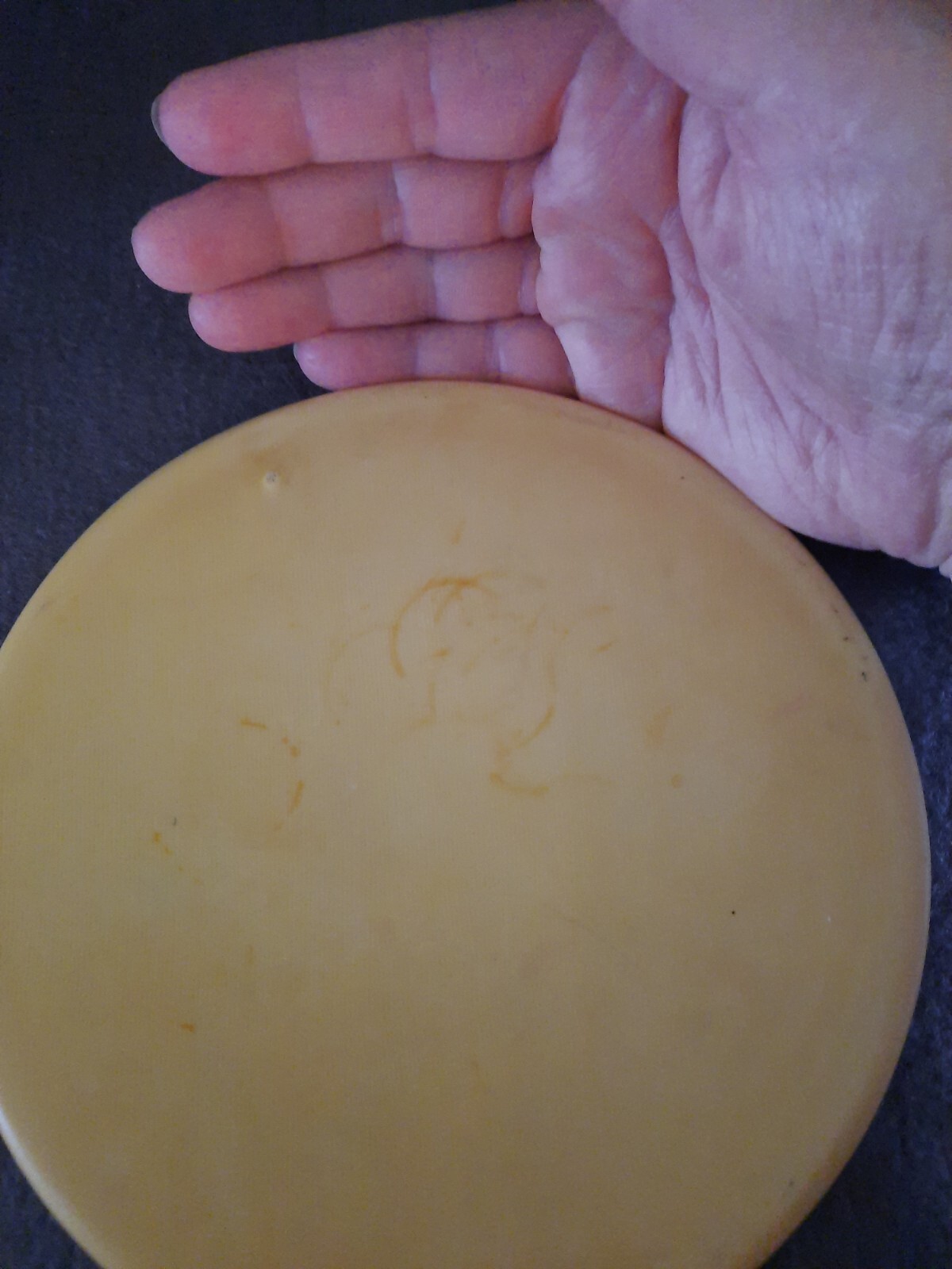 Vtg Ivory Colored Bakelite Round Hand Dresser Mirror eBay