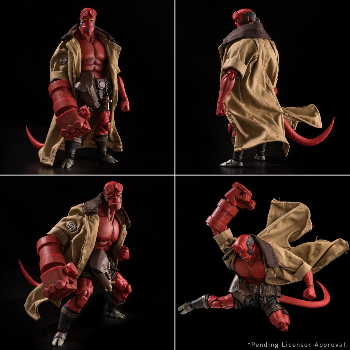 NEW AUTHENTIC 1000Toys Hellboy 30th Anni. Edit. + Lobster NEW AUTHENTIC 1000Toys Hellboy 30th Anni. Edit. + Lobster