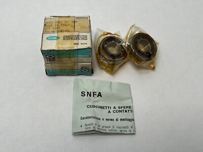 SNFA VX12-9CE1DUM Bearing 12x28x8 mm 7001-C-P2 VX12-9-CE-1-DUM Italy 2 Pcs