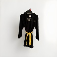 Boys Batman Black Fleece Hooded Robe Housecoat Size M8