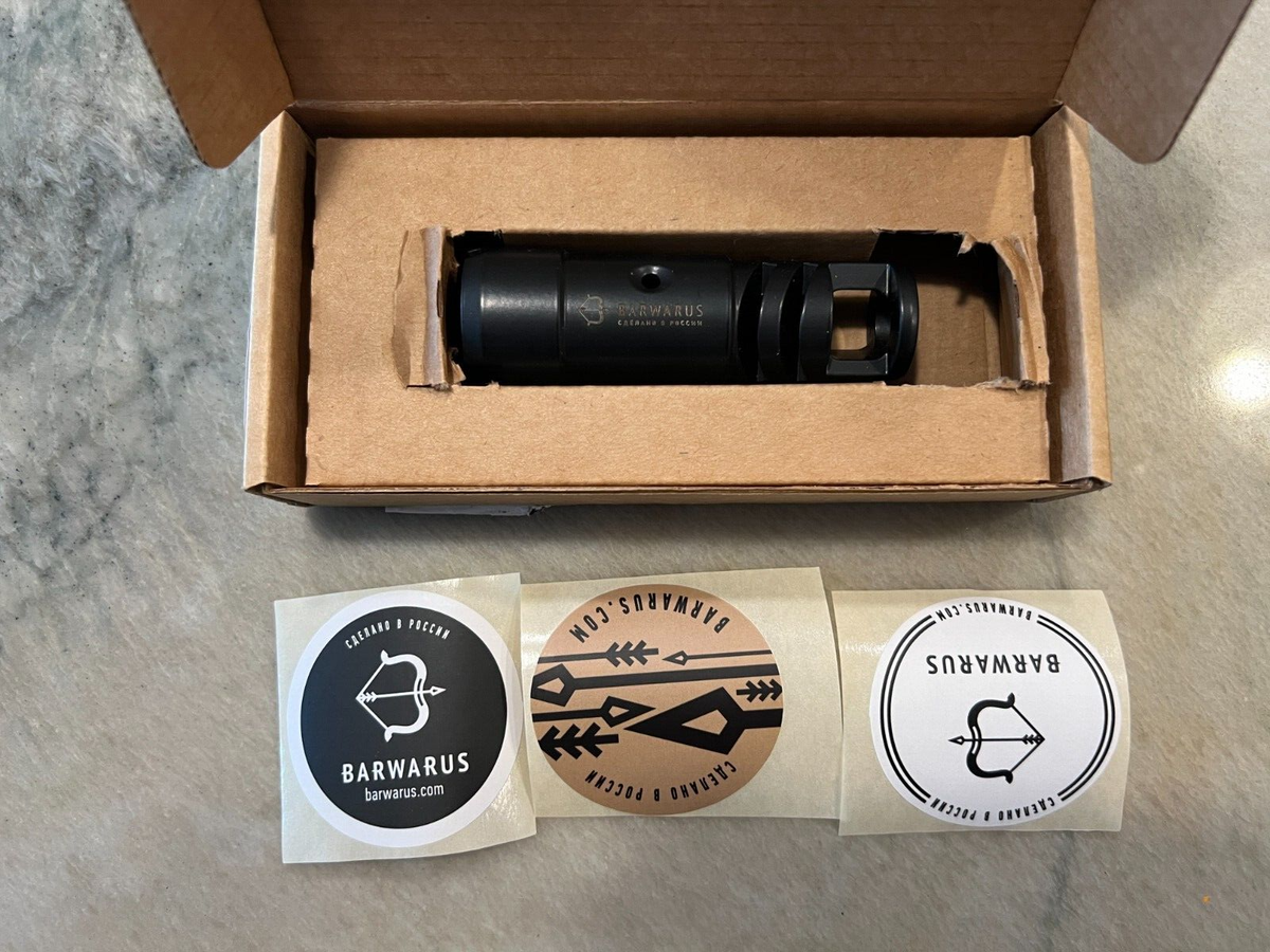 BARWARUS Bulldog 021 Steel M24x1.5 RH Russian Compensator 5.45