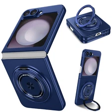 For Samsung Galaxy Z Flip 7/6/5/4/3 Magnetic 360° Ring Stand Case Mag Safe Cover