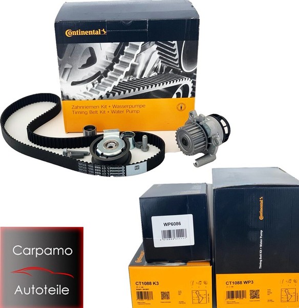 Conti Zahnriemensatz + Wapu VW Passat Golf V Audi S3 8P A4 8E A6 2.0 Tfsi RS GTI-image