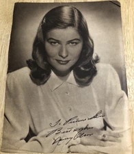 1951 NANCY OLSON - Vintage Magazine Page Clipping