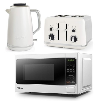 Electric Kettle and 4-Slice Toaster 