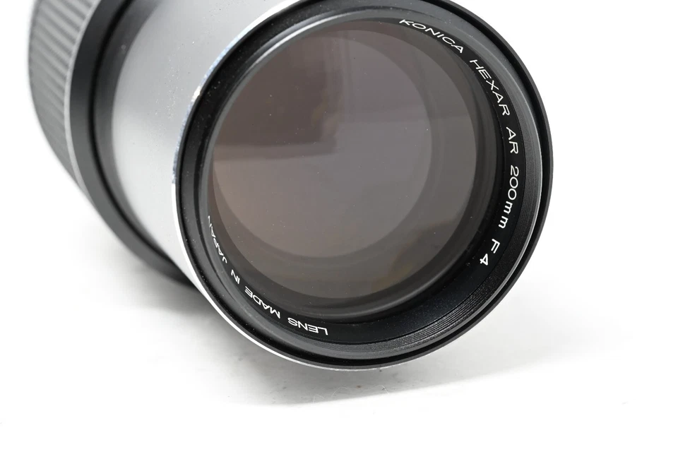 Lente teleobjetivo principal Konica Hexar AR 200 mm f/4 montura Canon FD (#B8) Foto 3 de 4