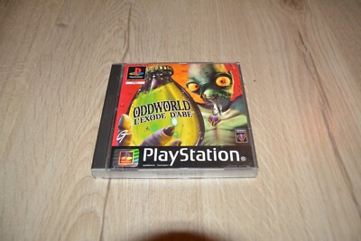 Jeu PS1 Oddworld : L'Exode D'Abe - Version Française Complète Avec Boîte Et Notice