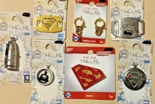 DC Comics Pop Age Timeline SUPERMAN Charms Pendants Jewelry Cosplay YOU PICK NEW