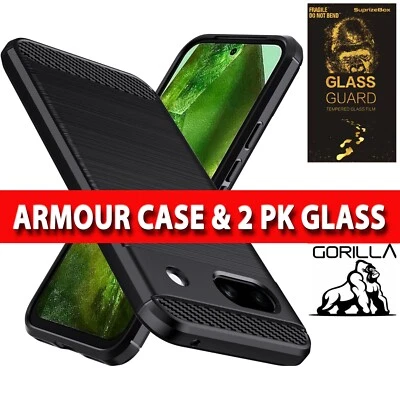 ARMOUR Case For Google Pixel 8A 9A 8 Pro 7A Shockproof Silicone Gel Phone Cover