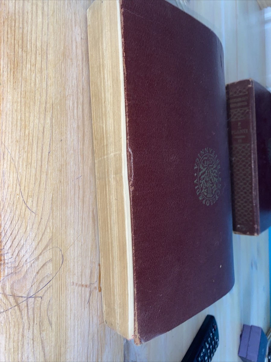 Vintage Encyclopaedia Britannica 1947 Volumes 4 Books Leather
