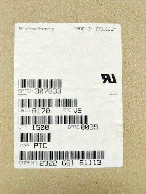 20 Stück Thermistor - PTC- 2322 661 61113 - BC components - Bild 3 von 3